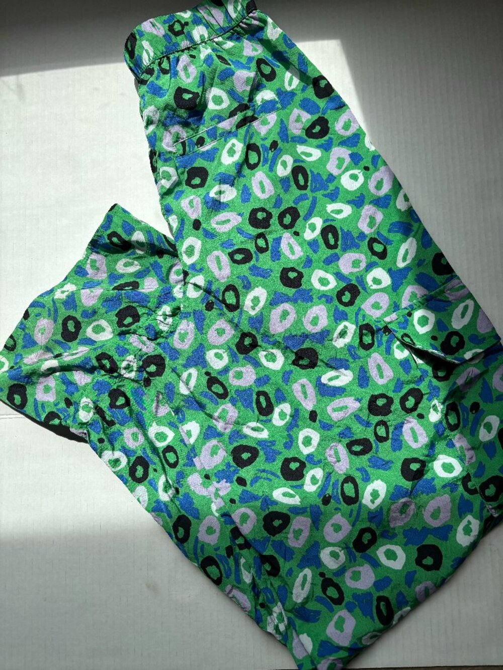 Diane Von Furstenburg‎ Utility Cargo Pants in Green Jazz Size XXS